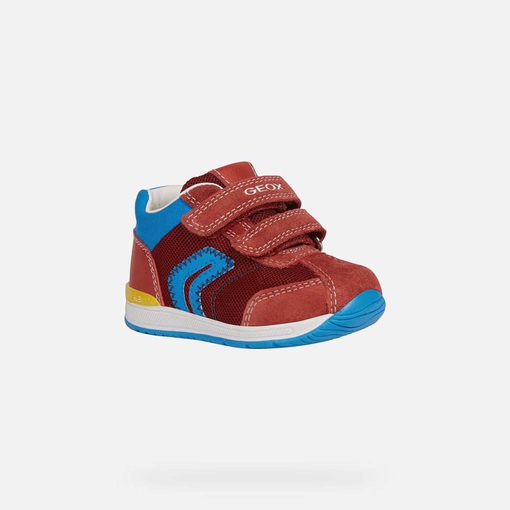 Tenis Geox Bebe Vermelhas - Rishon Boy - MDATX1645